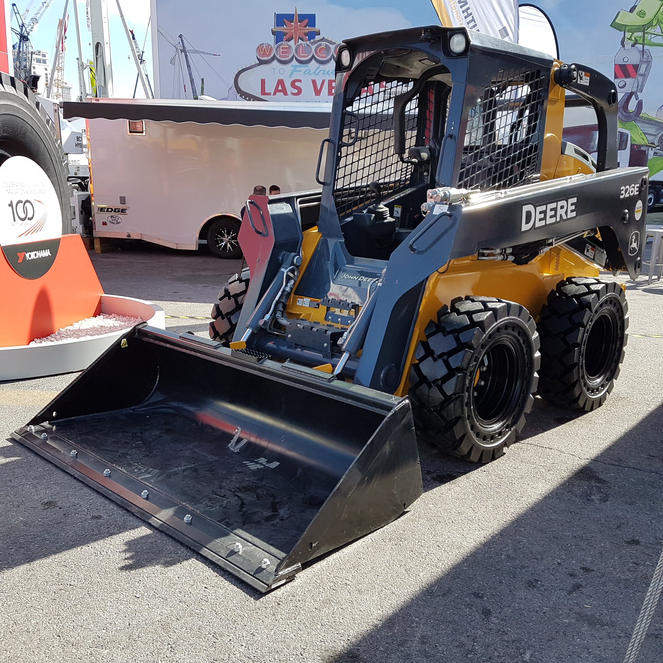 Skid steer with Galaxy tires 